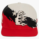 Hellstar Paintbrush Snapback Hat Red/black