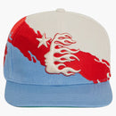 Hellstar Paintbrush Snapback Hat Red/blue