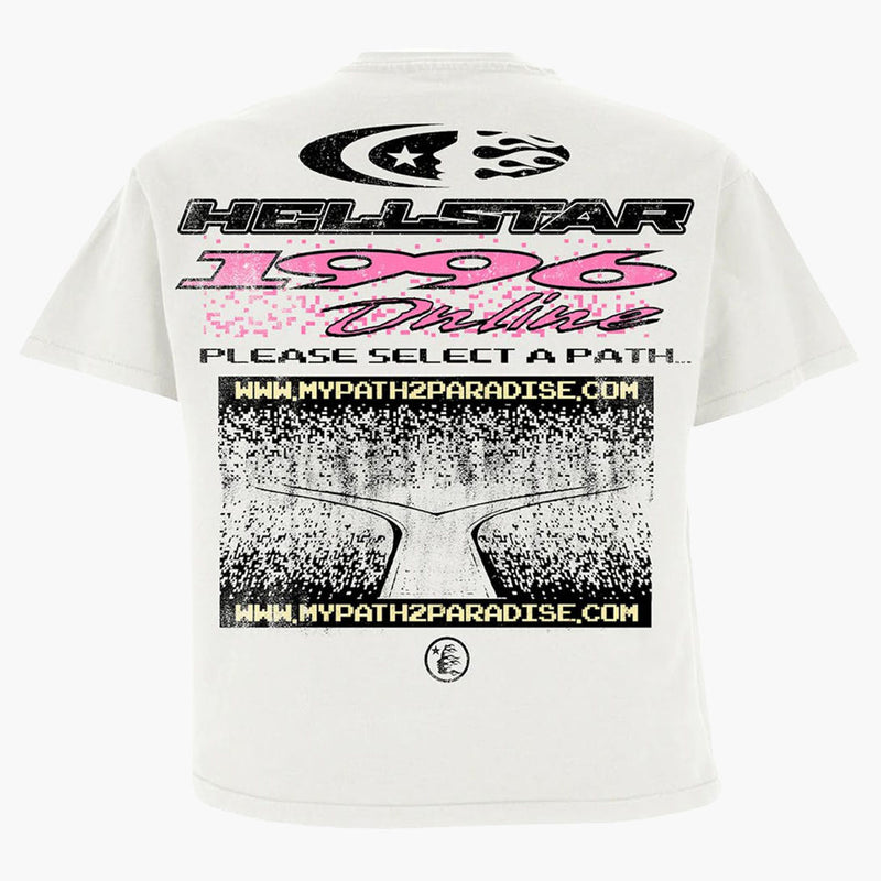 T-shirt di Hellstar Pixel Bianco