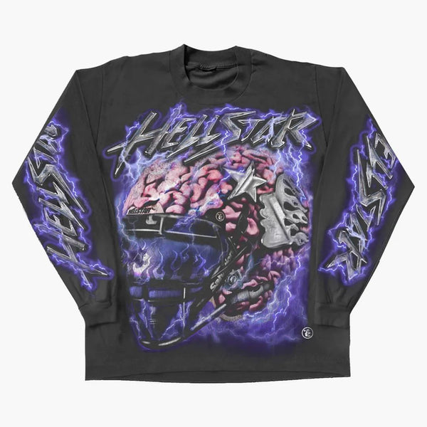 Hellstar Powered By The Star L/s Tee Black