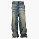 Hellstar Raw Edge Jeans Blue