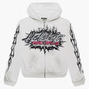 Hellstar Records Glitter Zip-up White