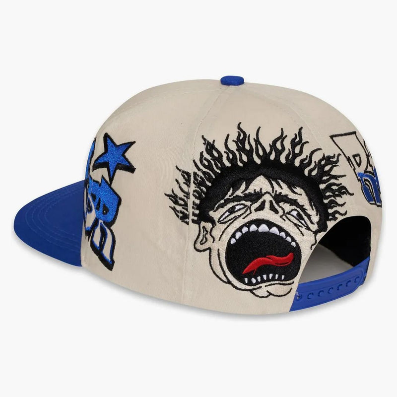 Hellstar Records Hat Snapback Blue/white