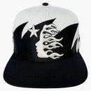 Hellstar Shark Teeth Snapback Off White/black