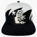 Hellstar Sharkteeth Snapback Hat Off White/black