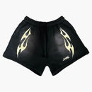 Hellstar Sports Flame Shorts Black