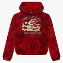Hellstar Sports Tie-dye Skull Hoodie Red