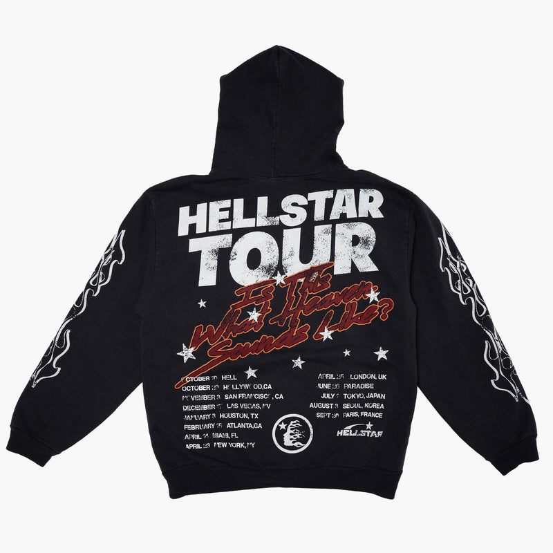 Hellstar Tour Hoodie Grey Rückseite
