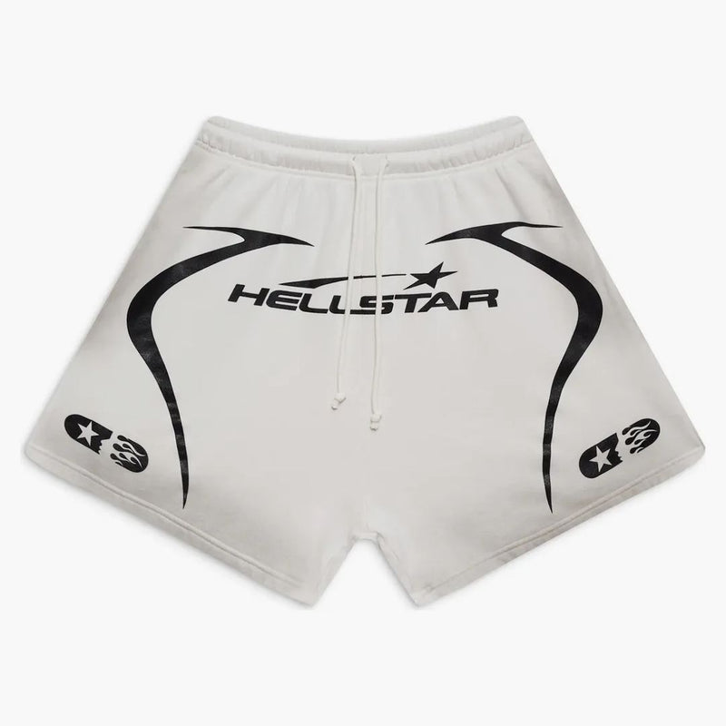Hellstar Warm Up Shorts White