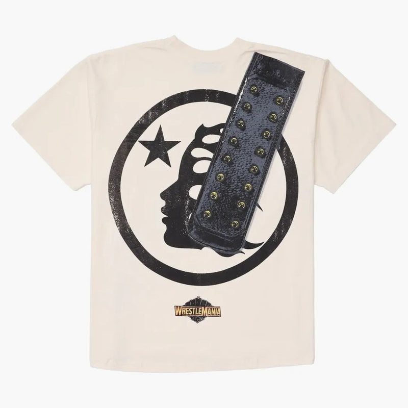Hellstar Wrestlemania P2p Heavyweight Championship T-shirt Cream White