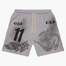 Hellstar Yoga Shorts Grey