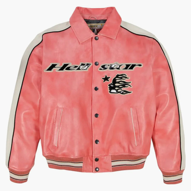 Hellstar X Avirex Jacket Salvage Red