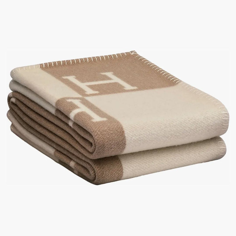 Hermes Avalon Baby deka Noisette Moyen/Blanc