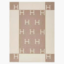 Hermes Avalon Baby Blanket Noisette Moyen/Blanc