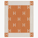 Hermes Avalon lancia coperta Ecru/Potiron