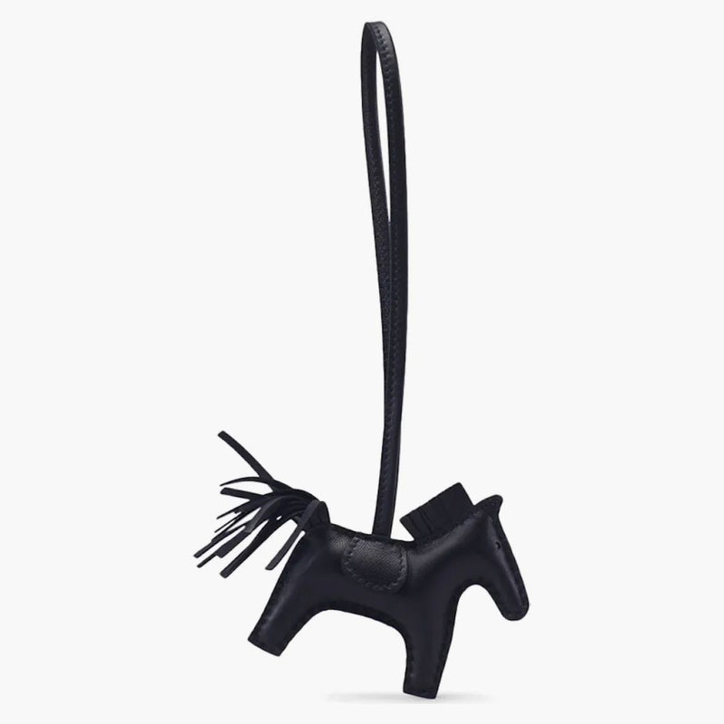 Hermes Bag Charm rodeo pm černá