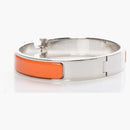Hermes Bracelet Narrow Clic Clac h enamel gm orange