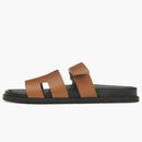 Hermes Chypre Sandal Naturel Black Smooth Calfskin Leather (m)