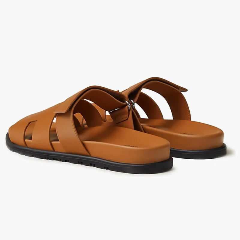 Hermes Chypre sandál naturel telecí kůže (M)