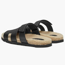 Hermes Chypre Sandal Nero in pelle di lana di lana (M)