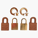 Hermes Earrings O'Kelly Gold/Rose Gold