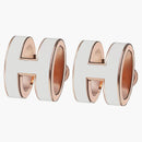 Orecchini Hermes pop h mini blanc