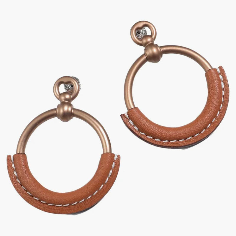 Hermes náušnice malé modely Loop Gold