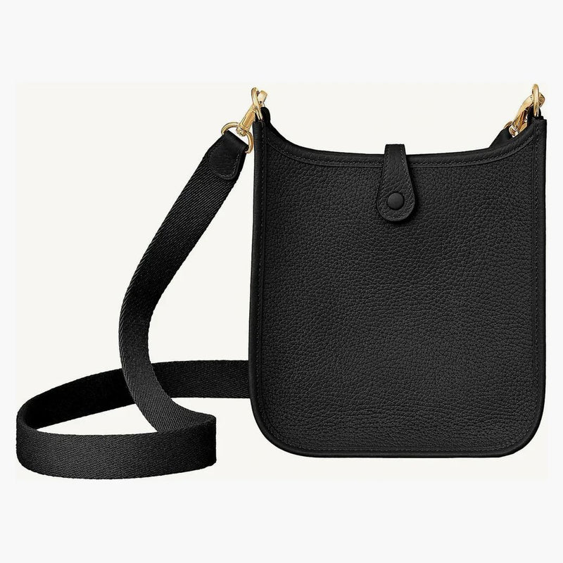 Hermes Evelyne Amadone Clemence Gold 16 Mini/TPM noir