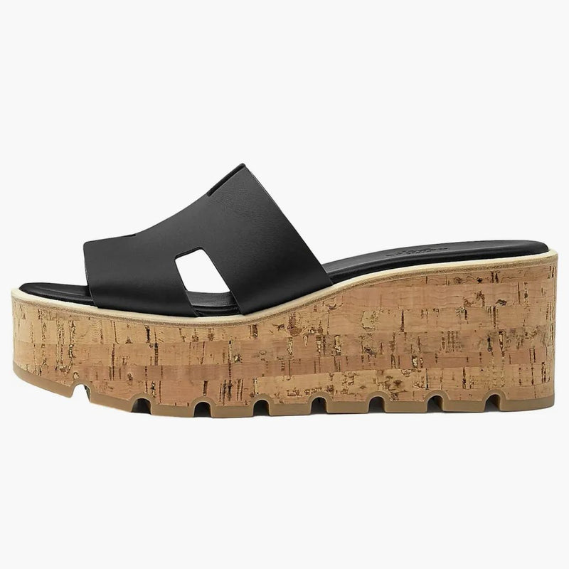 Hermes eze 30 sandální noir