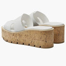 Hermes Eze 30 Sandalo bianco