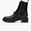 Hermes funk caviglia boot noir in pelle di pelle