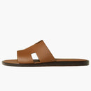 Hermes Izmir Sandal Gold Smooth Calfskin Leather