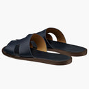 Hermes Izmir Sandal Marine Brown Epsom Leather