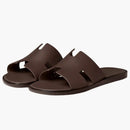 Hermes Izmir Sandal Moka Smooth Calfskin Leather