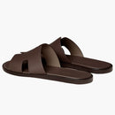 Hermes Izmir Sandal Moka Smooth Calfskin Leather