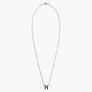 Hermes mini pop h pendente tono oro bleu jean