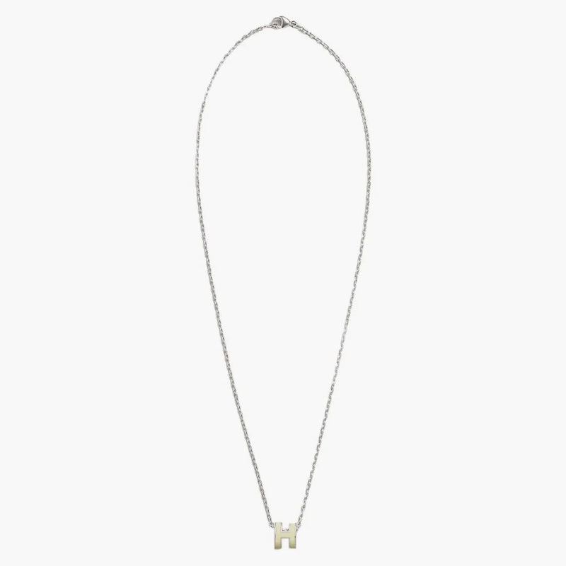 Hermes Mini Pop H přívěsek Jaune Soufre bledý