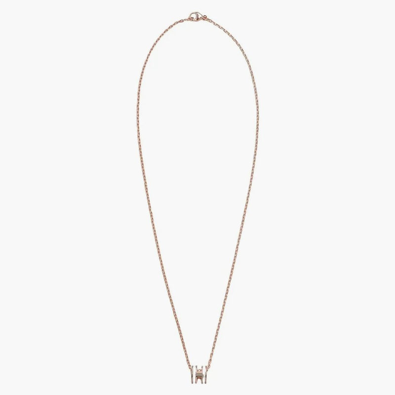 Hermes Mini Pop H přívěsek Marron Glace
