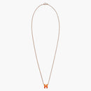Hermes Mini Pop H Pendant Orange Soie