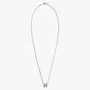 Hermes Mini Pop H pendente Palladium tono marron glace