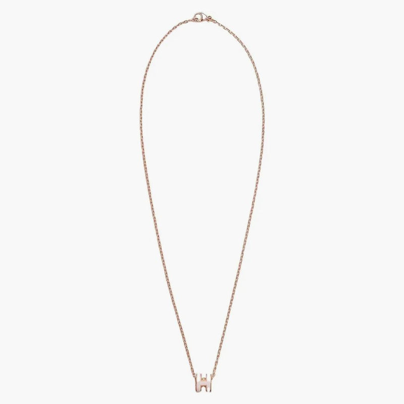 Hermes Mini Pop H přívěsek Rose Dragee