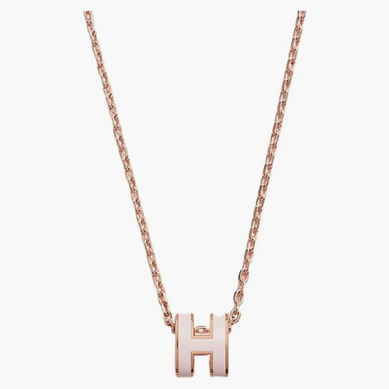 Hermes Mini Pop H přívěsek Rose Dragee