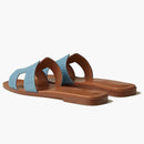 Hermes Oran Sandal Bleu Clair Denim