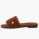 Hermes Oran Sandal Cognac Woolskin