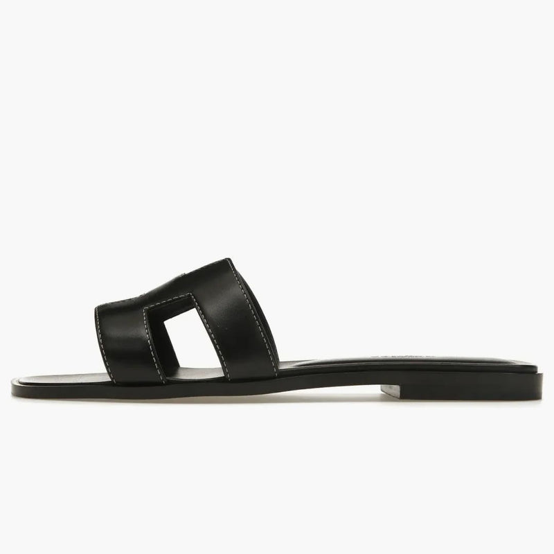 Hermes Oran Sandal Nior Box lýtka