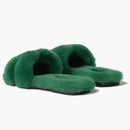 Hermes Oran Sandal Vert Anglais Sherling