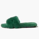 Hermes Oran Sandal Vert Anglais Sherling