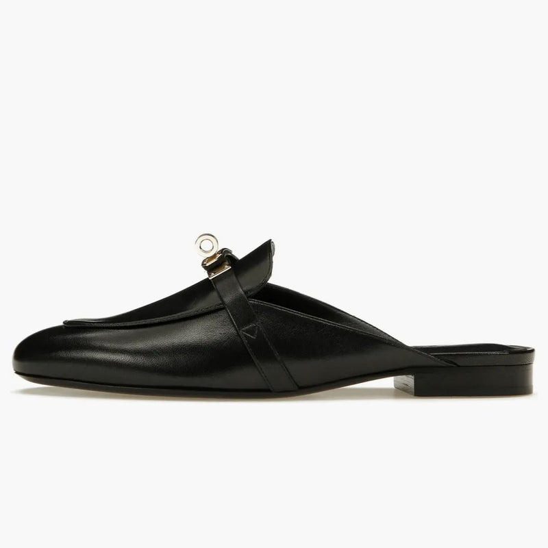 Hermes Oz Mule Noir Goatskin kůže