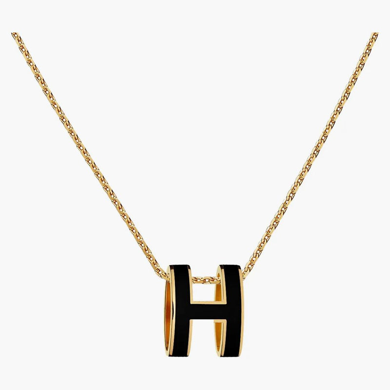 Hermes Mini Pop H přívěsek noir