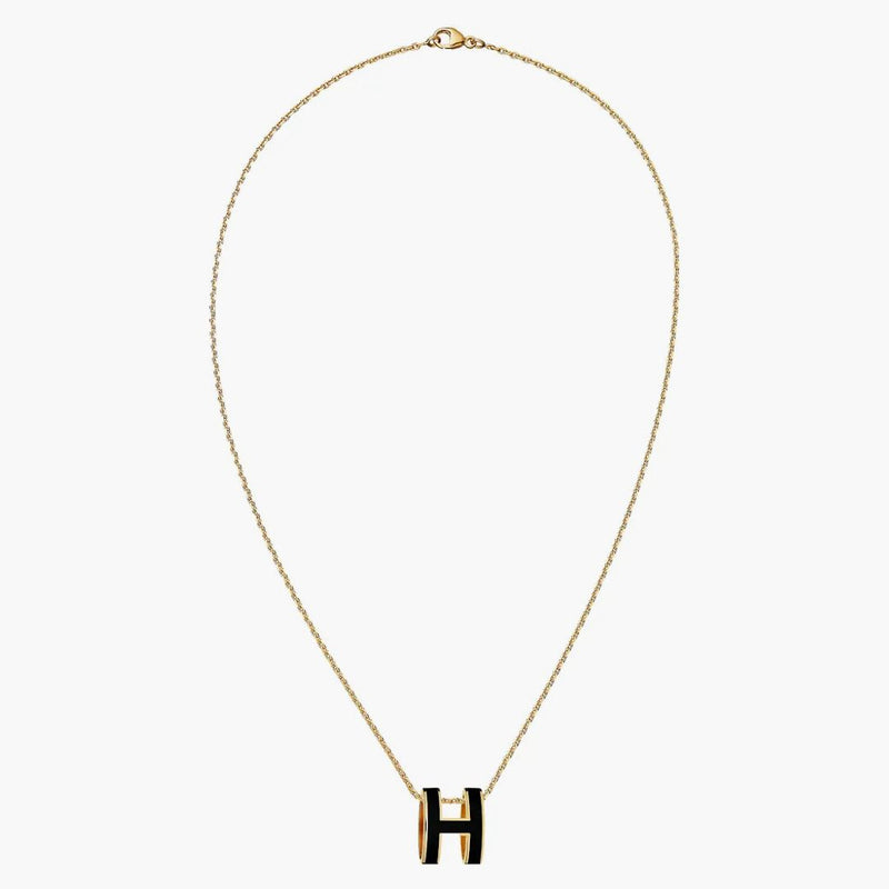 Hermes Mini Pop H přívěsek noir